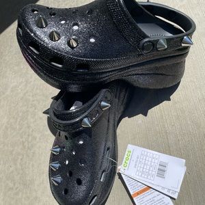 Glitter Studded Bae Crocs